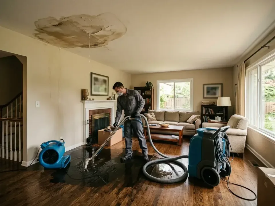 attic-pipe-burst-ceiling-drip-008 — frequently asked questions, Water Damage Restoration & Carpet Care in McKees Rocks, PA